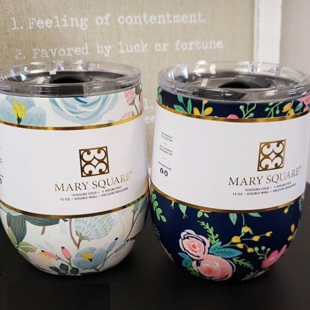 Mary Square Portland Floral Wine Cup
